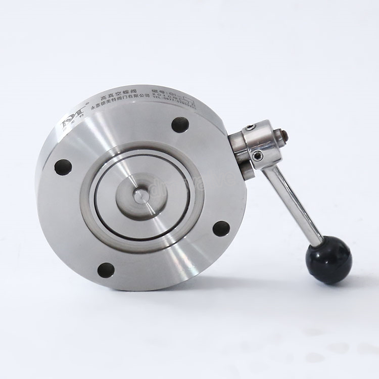 高真空蝶閥用于接通或切斷管路中的氣流